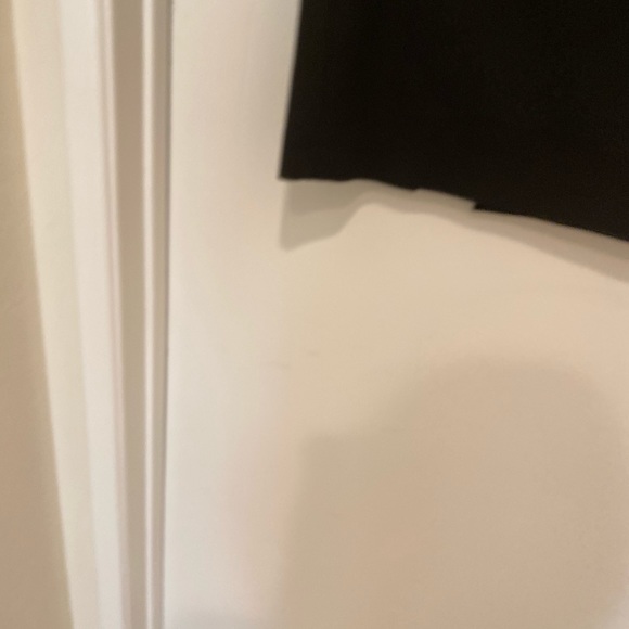 Zara black neoprene like black skirt - Picture 7 of 10